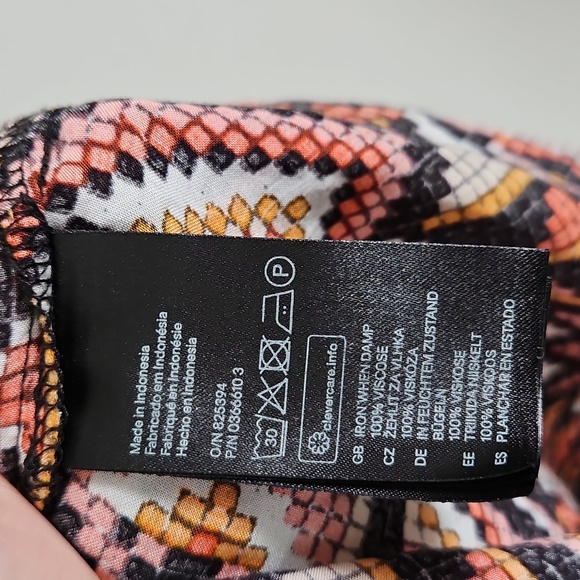 H&M Women's Aztec Print Shirt Dress Size 4 - Picture 9 of 9